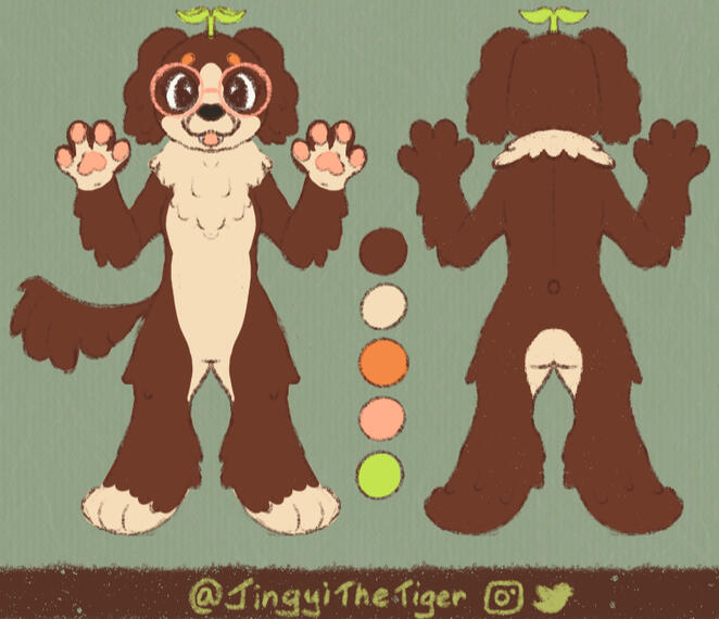 coloured sketch, back+front - 21USD/34AUD